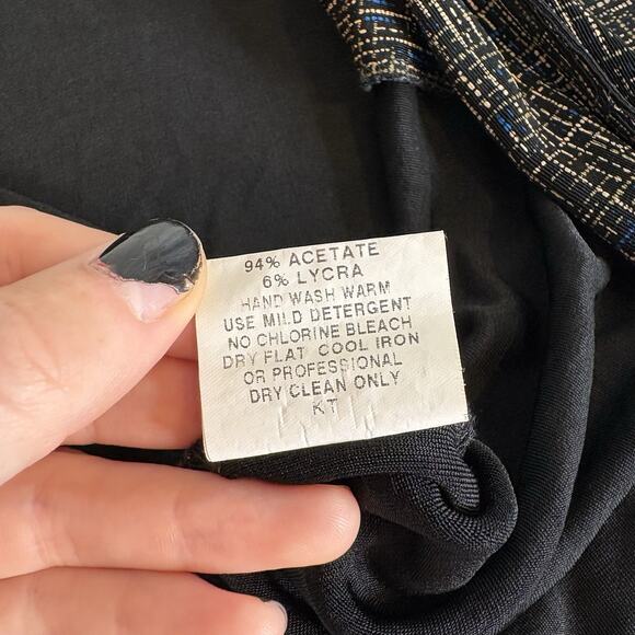 Vintage Softwear by Mark Singer Women's Abstract Print Button Up Blouse One Size - Picture 6 of 12